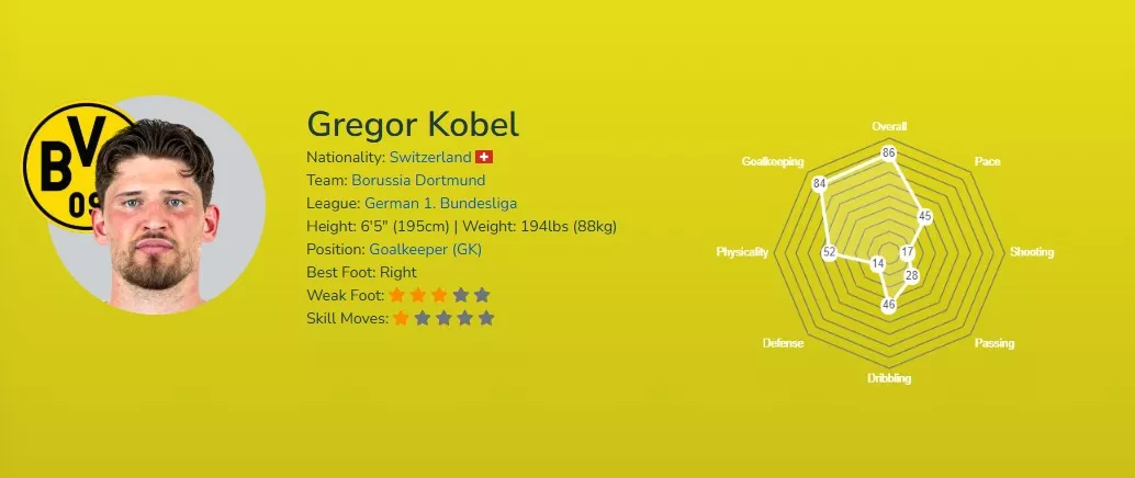 Грегор Кобель EA FC 26