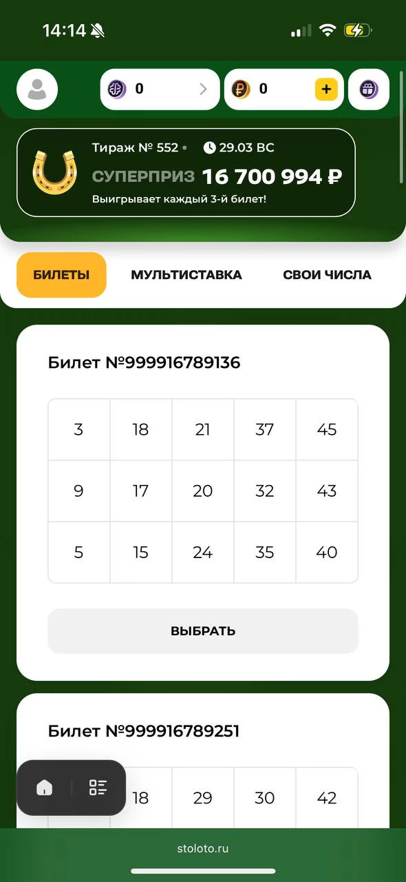 Золотая подкова №552