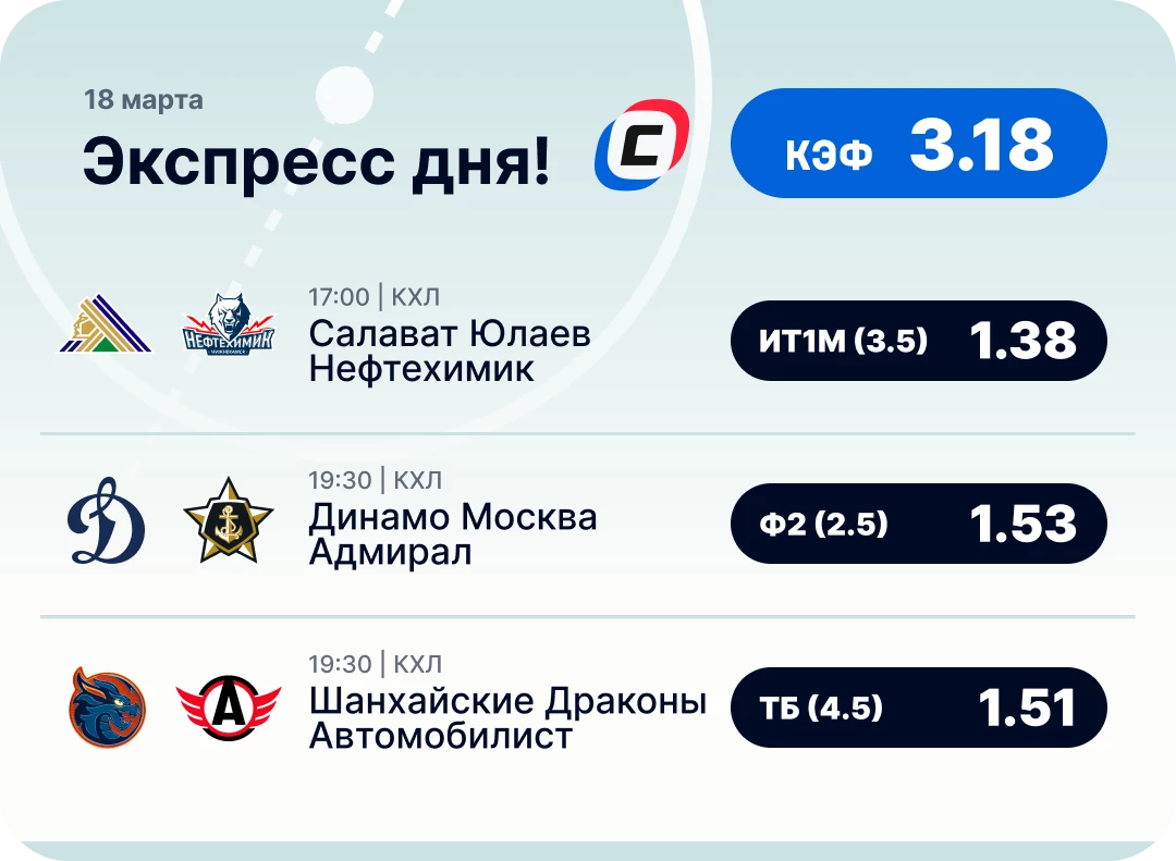 Хоккейный экспресс дня на 18 марта №2