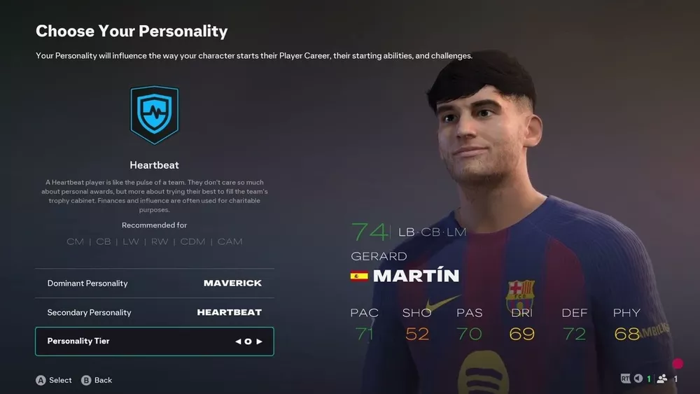 Что такое Personality Tier в FC 26 Personality Tier