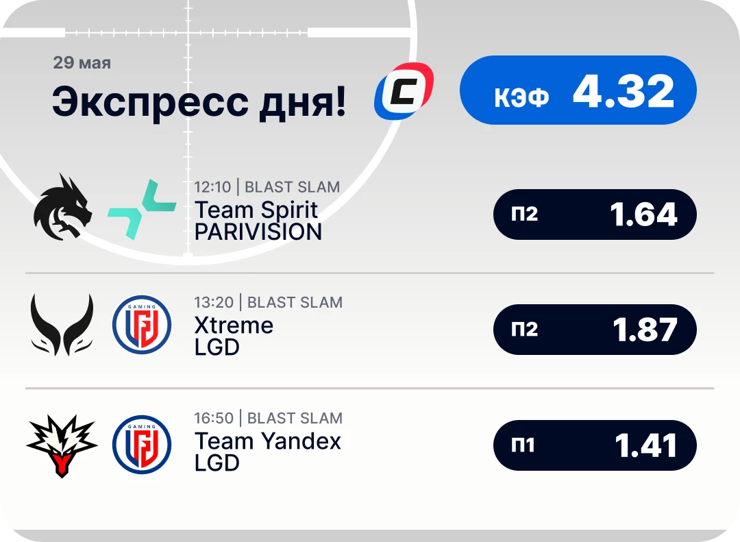 Экспресс дня на Dota 2 на 29 мая