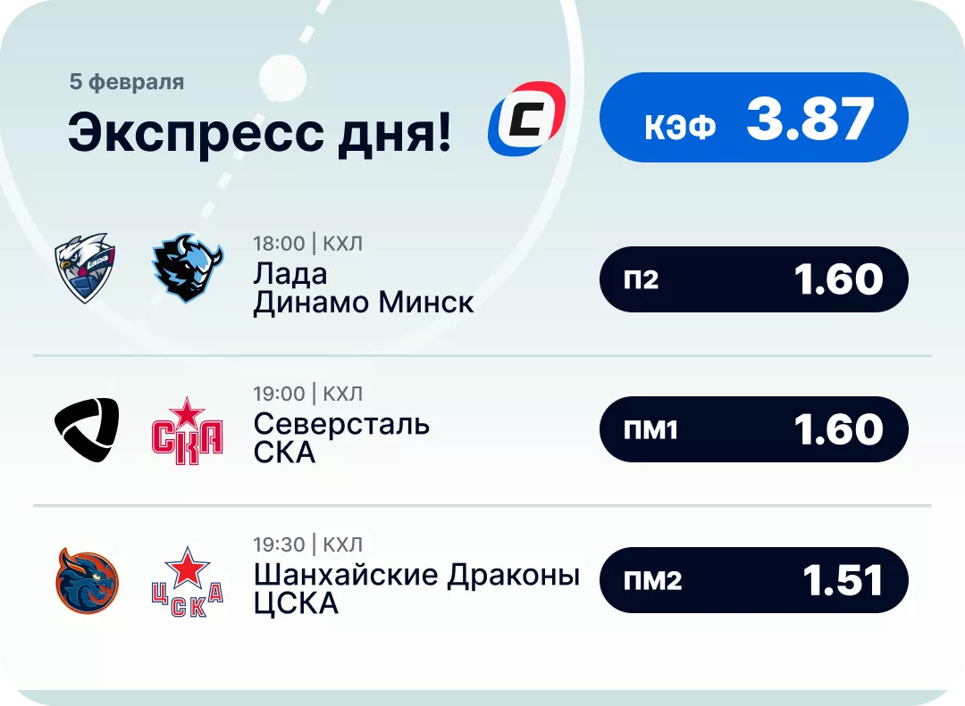 Хоккейный экспресс дня на 5 февраля