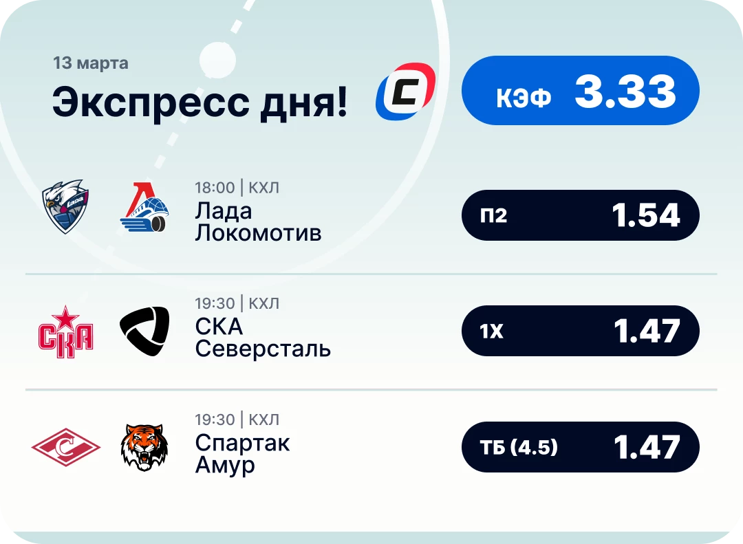 Хоккейный экспресс дня на 13 марта №2