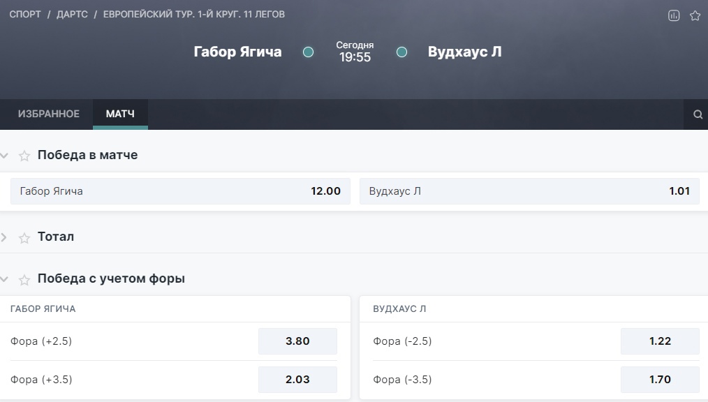 Дартс. Линия