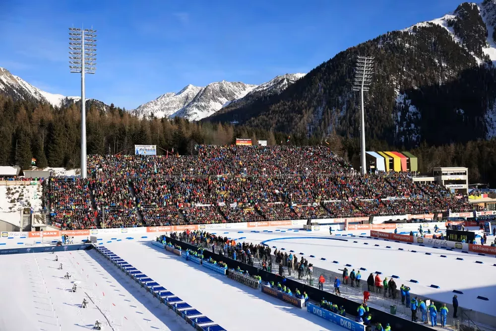 Трасса в биатлоне