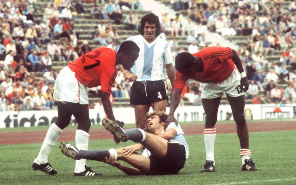 Гаити на ЧМ 1974 Гаити против Аргентины в 1974