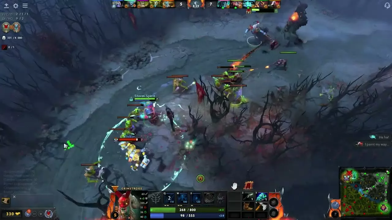 Как правильно переагривать крипов