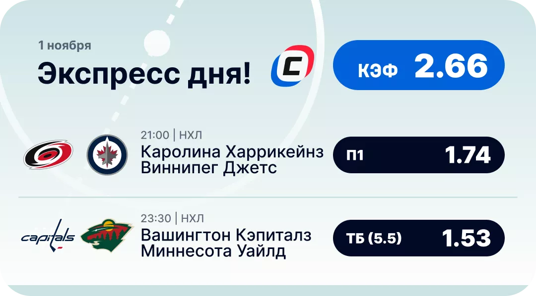 Хоккейный экспресс дня на 1 ноября №3