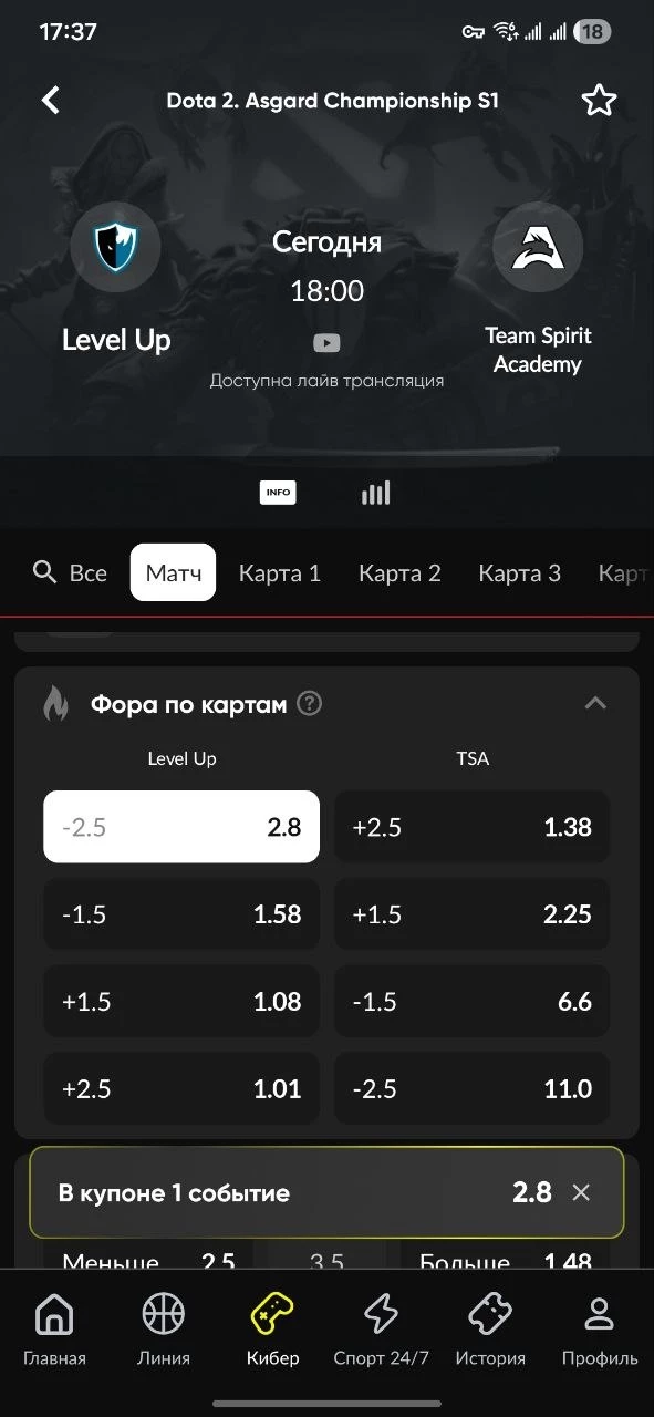 Что такое фора по картам 2.5 в Dota 2 Что такое фора по картам 2.5 в Dota 2