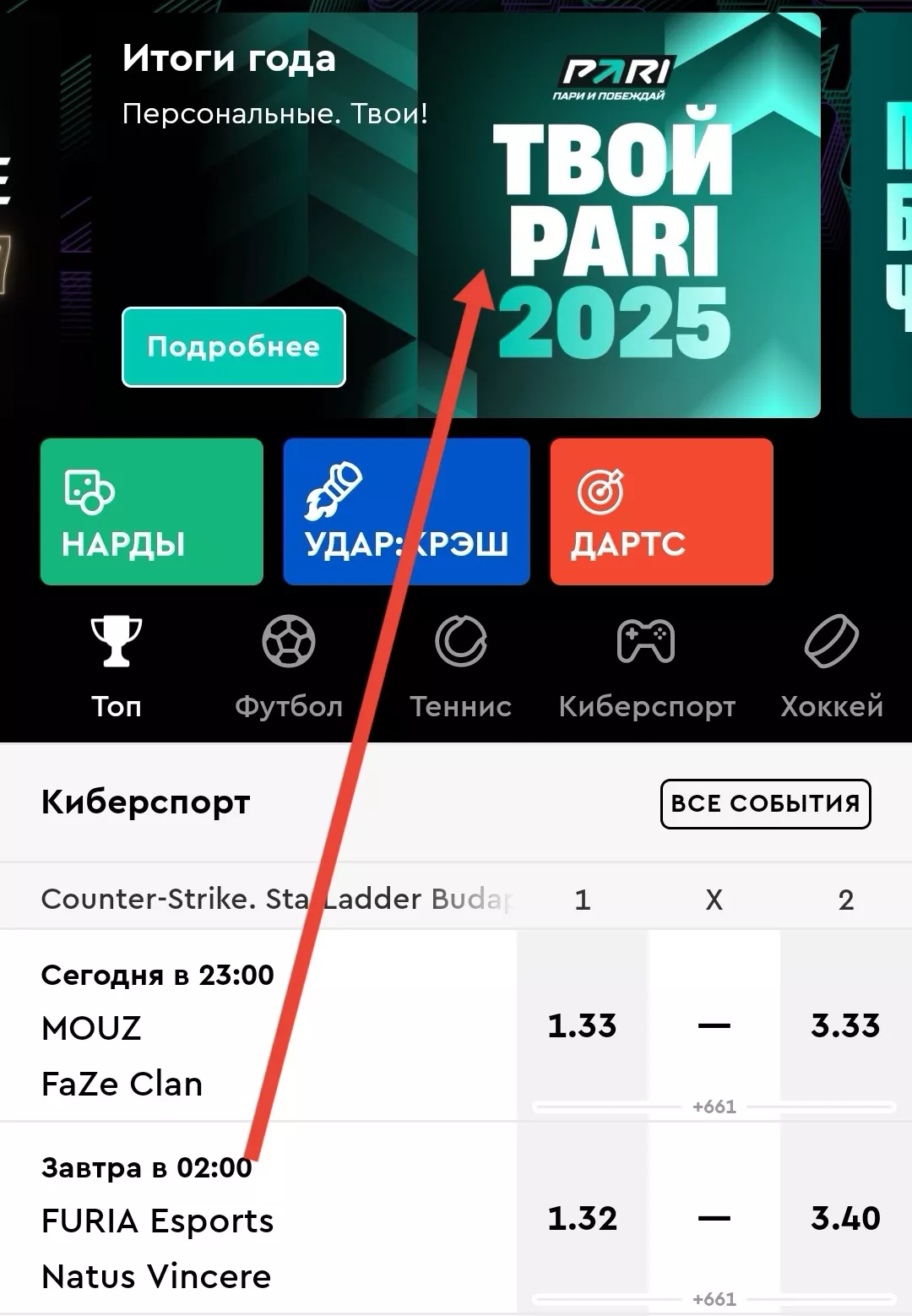 Итоги года в Пари