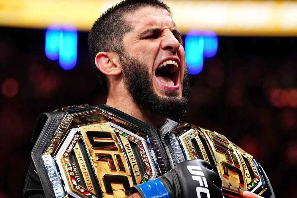 Ислам Махачев двойной чемпион UFC