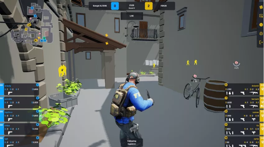 3D-виджет BetBoom для просмотра CS2