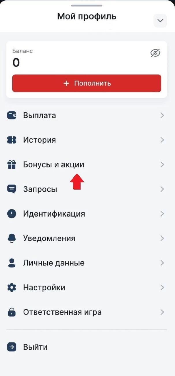 Раздел Бонусы и акции в БК 24Бет