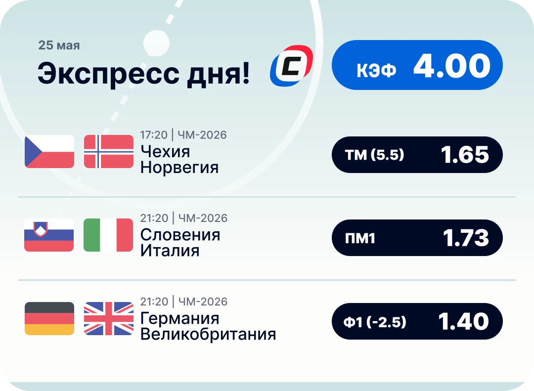Экспресс дня на хоккей Экспресс дня на хоккейна 25 мая