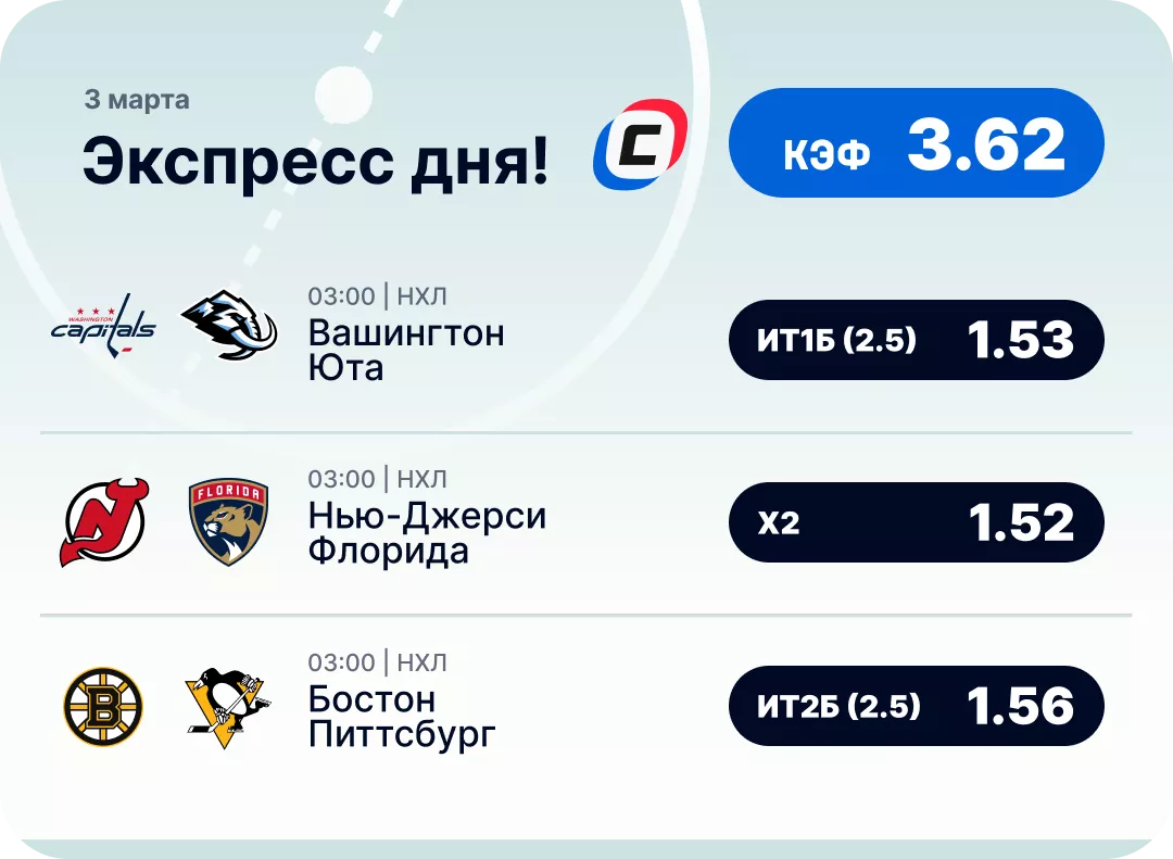 Хоккейный экспресс дня на 3 марта №2