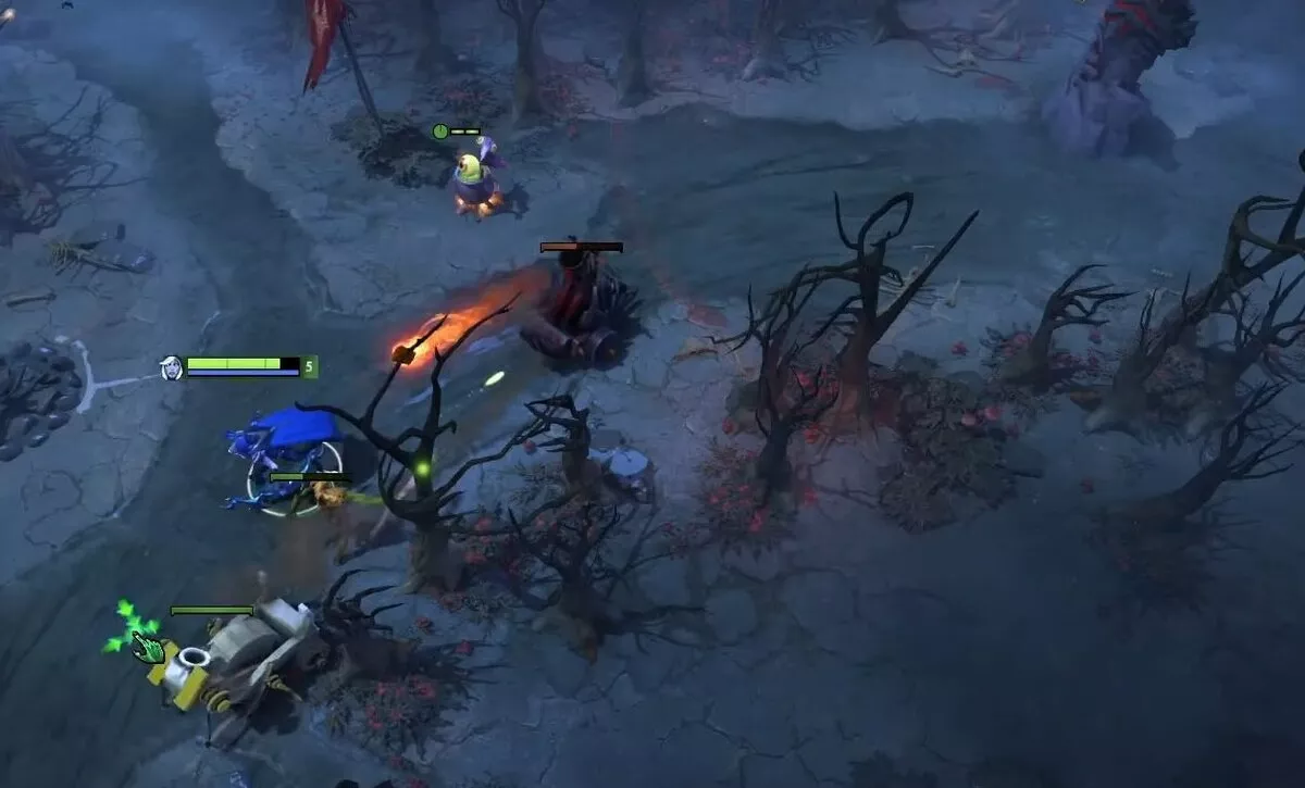 Как правильно переагривать крипов и башни в Дота 2