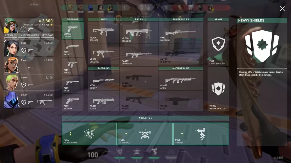 Гайд по экономике в VALORANT