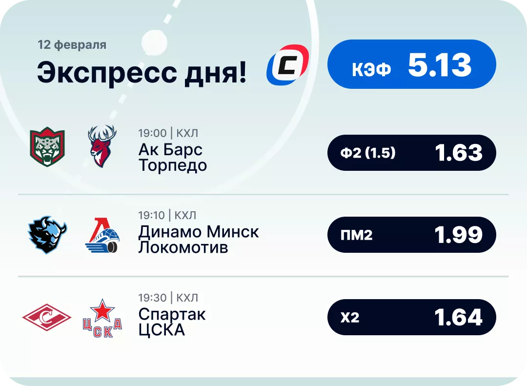 Хоккейный экспресс дня на 12 февраля №2