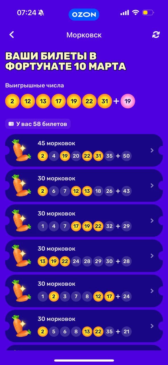 Как выиграть в Фортунате на Озон