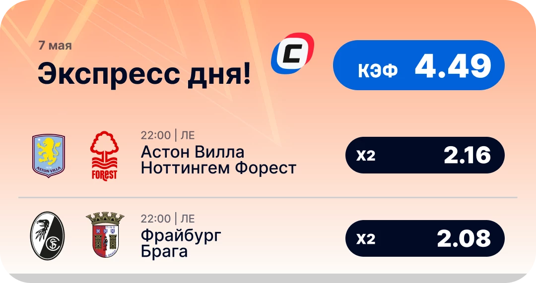 Экспресс дня на Лигу Европы на 7 мая