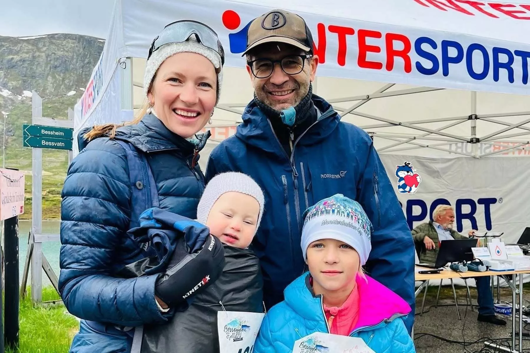 Дочери Бьорндалена и Домрачевой