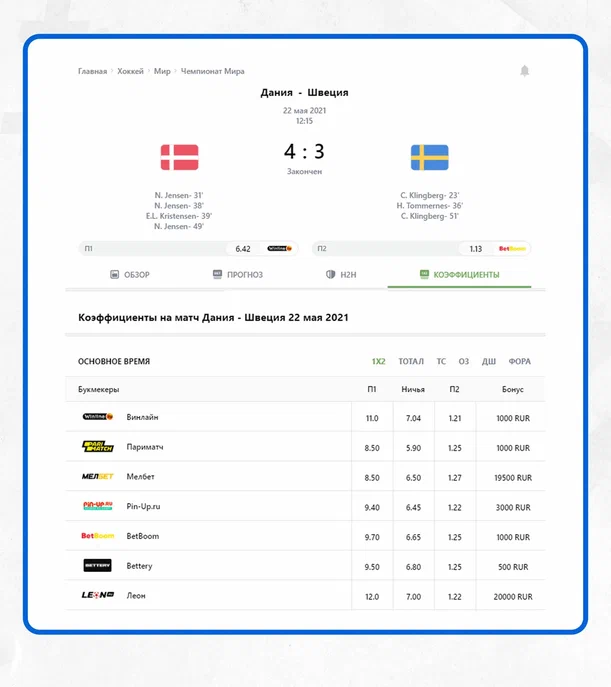 хоккейный матч