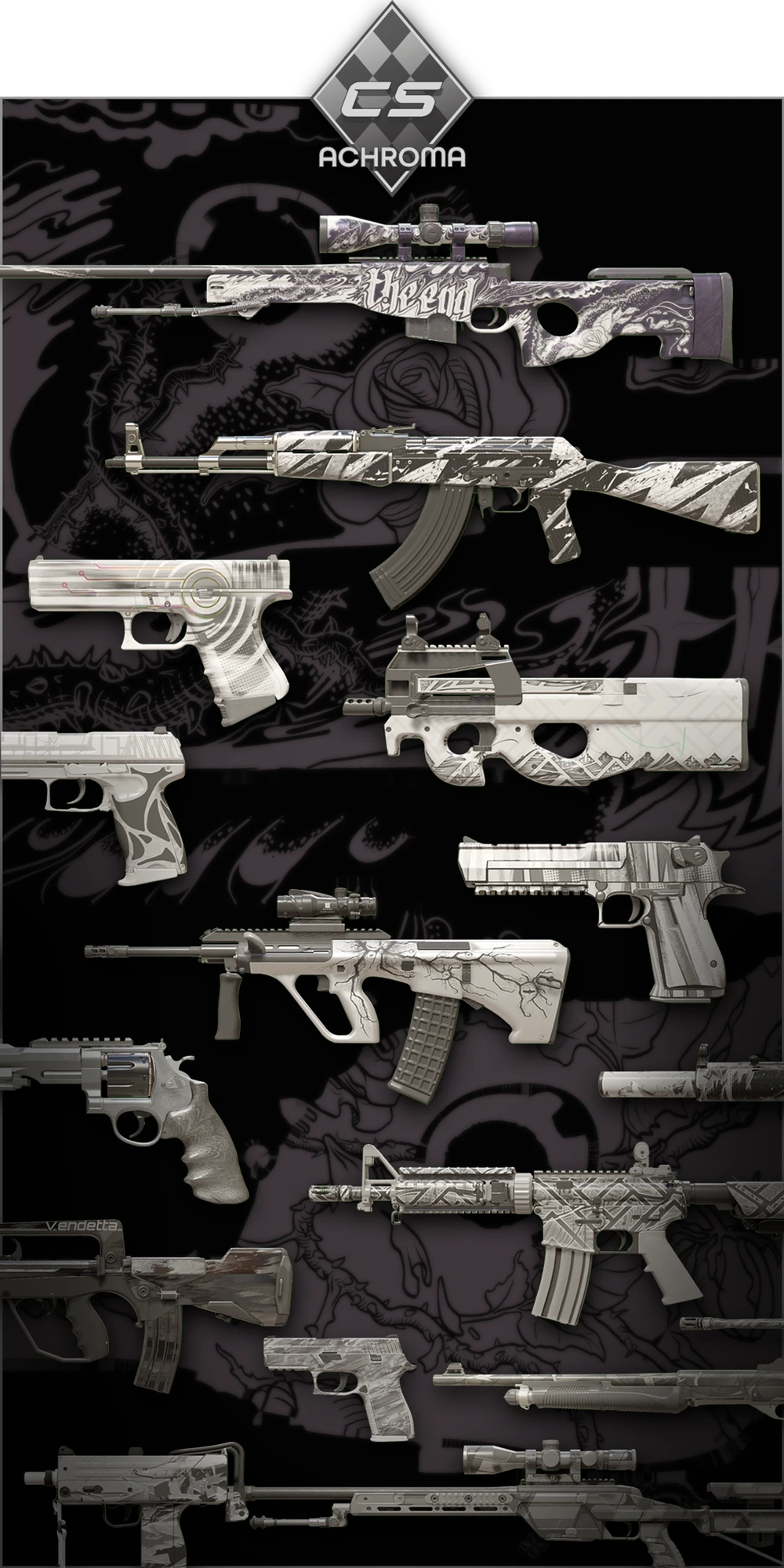 Скины коллекции Achroma Achroma