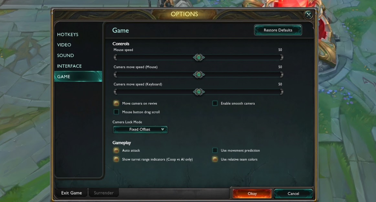 Как отдалить камеру в League of Legends