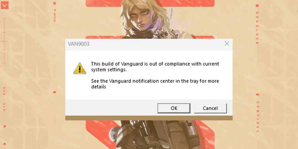 Как исправить ошибку VAN 9003 в VALORANT на Windows 11