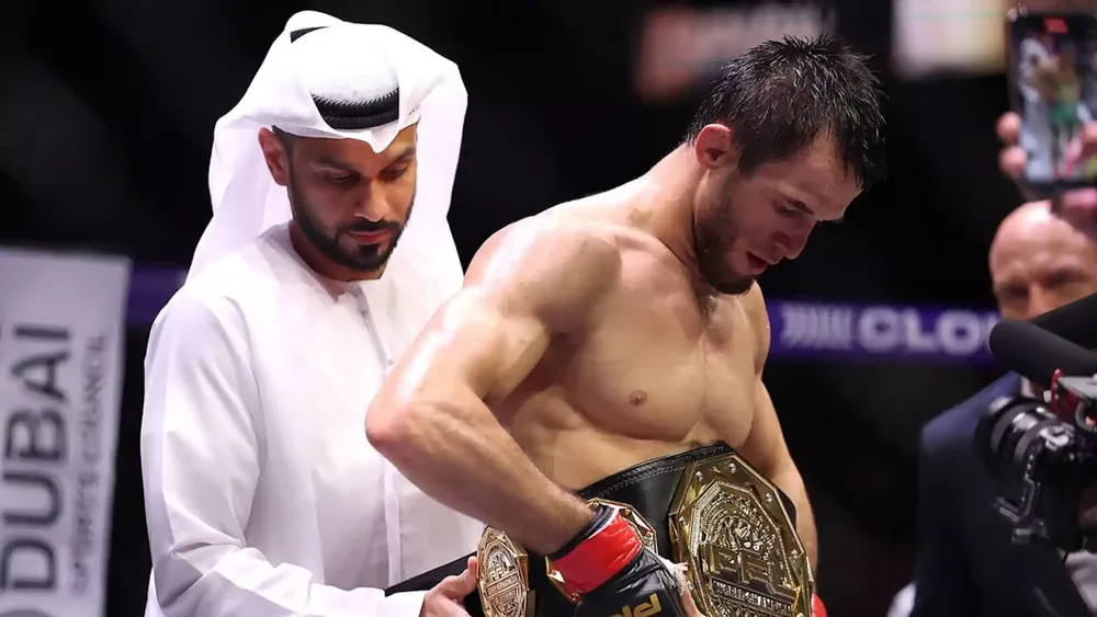 Где выступает Усман Нурмагомедов Чемпионский пояс Усмана Нурмагомедова