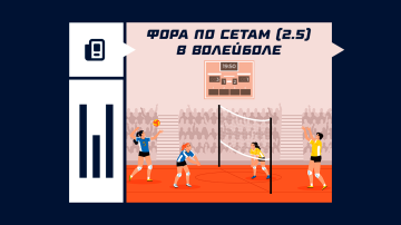 Фора по сетам (2.5) в волейболе Фора по сетам (2.5) в волейболе