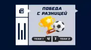 Победа с разницей в счете