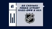 Сколько побед нужно в плей-офф НХЛ для прохода дальше