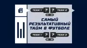 Что значит самый результативный тайм в футболе