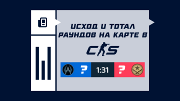 Что означает исход и тотал на карте в CS2