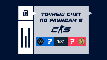 Точный счет по раундам на карте в КС2 Точный счет по раундам на карте в КС2