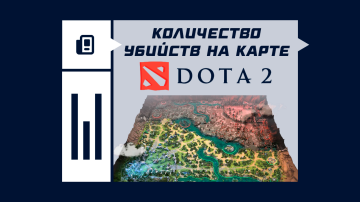 Количество убийств на карте в Дота 2