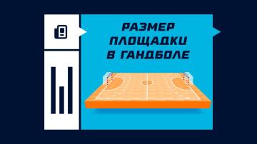Размер площадки в гандболе