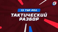 Тактический разбор 13 тура РПЛ