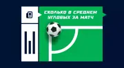Сколько в среднем угловых в футболе за матч?