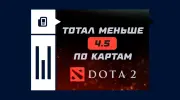 Что значит ставка на тотал меньше (4.5) по картам в Dota 2