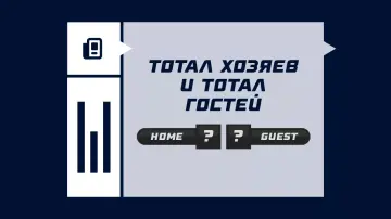 Тотал хозяев и тотал гостей