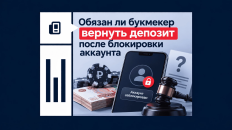 Обязан ли букмекер вернуть депозит после блокировки аккаунта