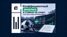 Коэффициентный анализ в ставках на спорт: что это и как использовать