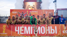 Определены победители OLIMPBET Чемпионата России и OLIMPBET Суперкубка по пляжному футболу 