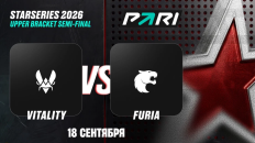 PARI: клиенты почти не сомневаются в победе Vitality над FURIA  