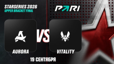 PARI: Vitality считается фаворитом матча с Aurora   