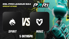PARI: клиенты почти не сомневаются в победе Team Spirit над MOUZ