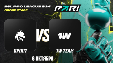 99% ставок на PARI приходится на победу Team Spirit над 1W Team  
