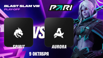  PARI назвала Team Spirit фаворитом матча против Aurora на BLAST SLAM VIII  